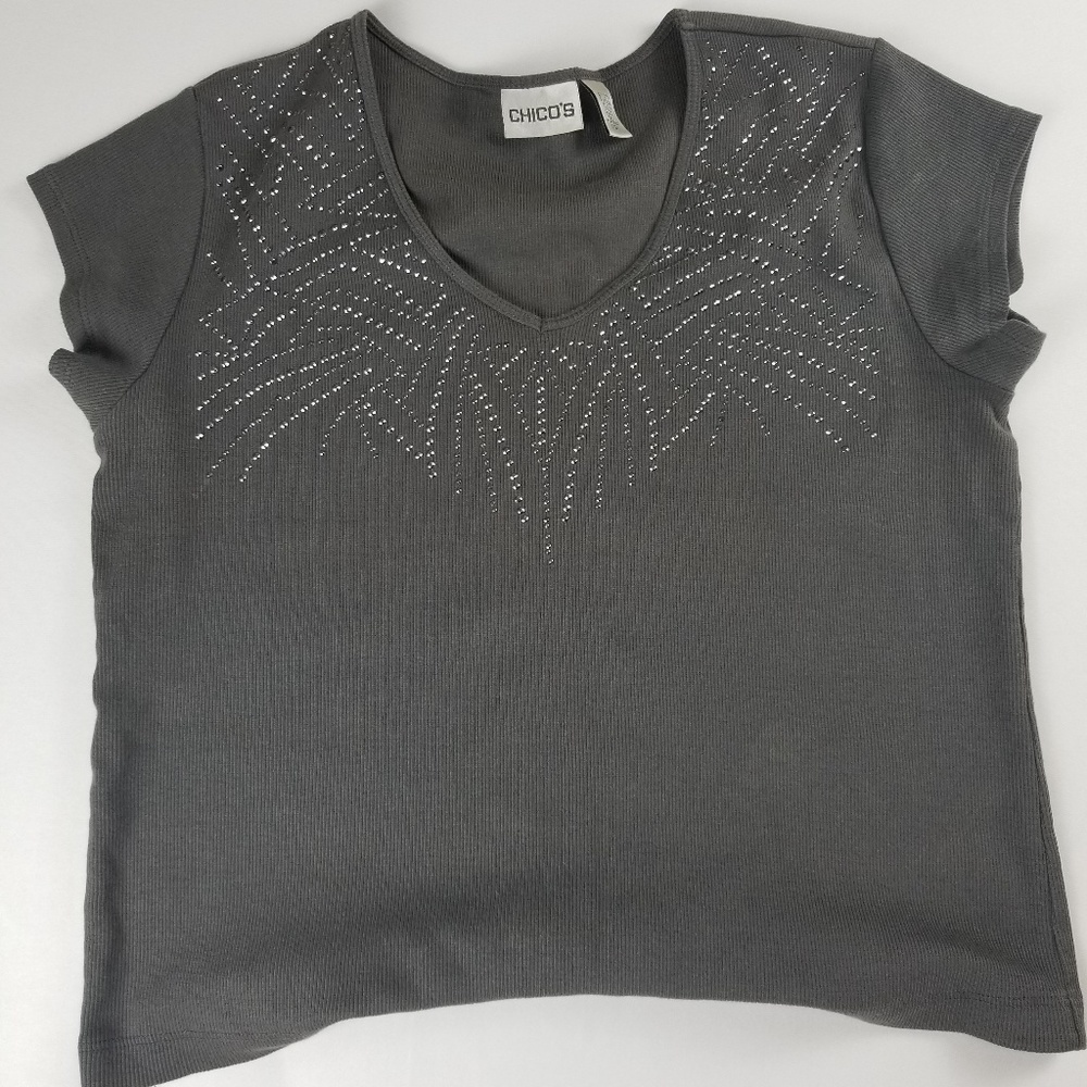 CHICO’S blouse for women black size 1